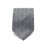 GEOMETRIC PATTERN TIE AND POCKET SQUARE SET